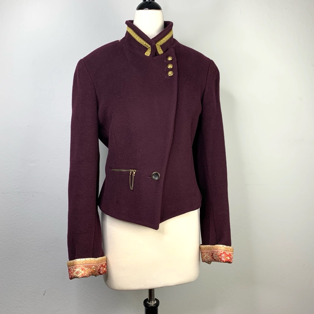 Barbara Bui Vintage Wool Embellished Blazer/Coat